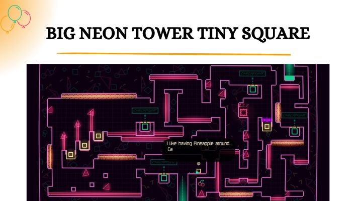 Big Neon Tower Tiny Square