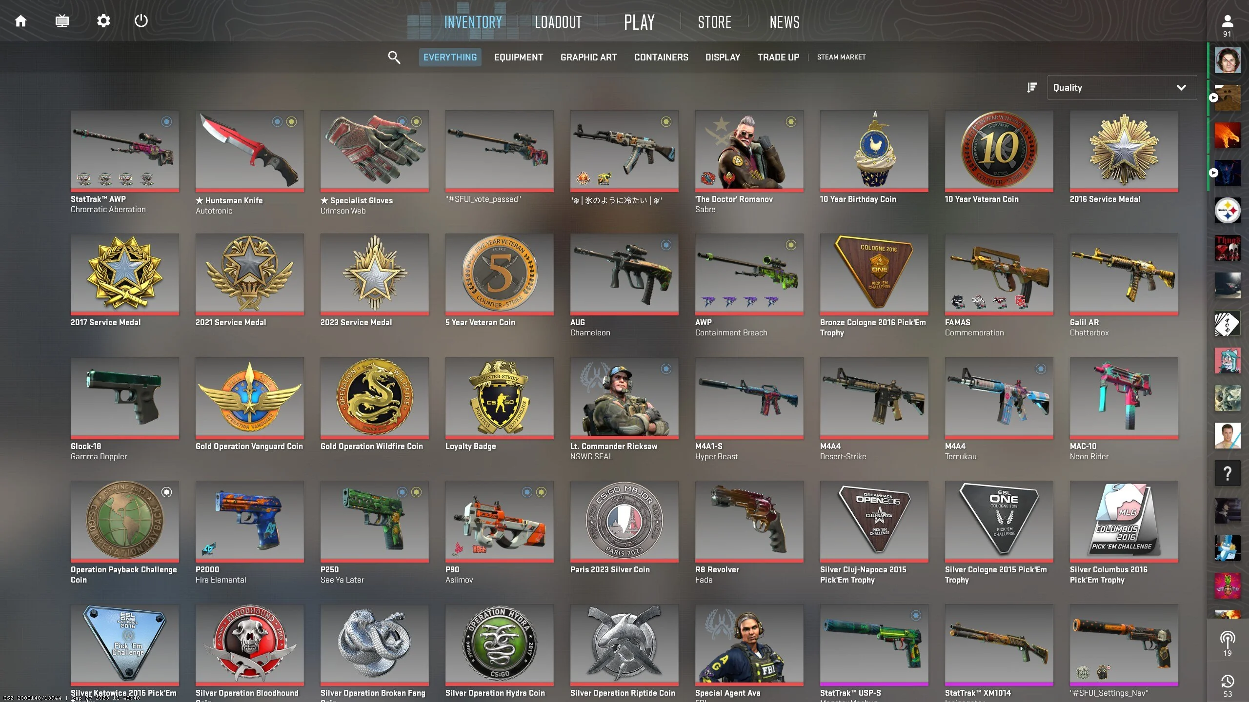 Choose One Way to Group Skins