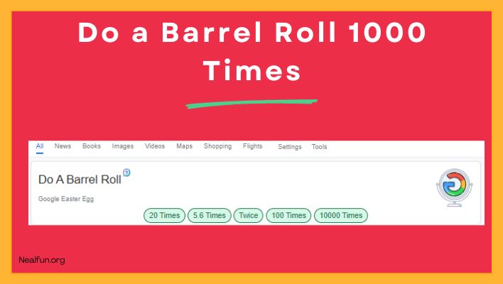 Do a Barrel Roll 1000 Times