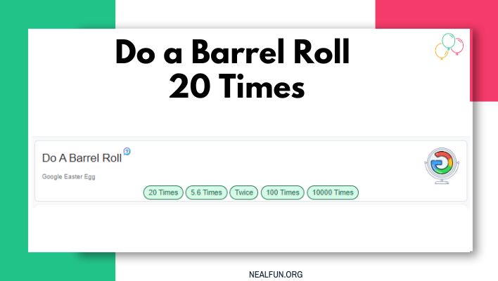 Do a Barrel Roll 20 Times - Have x20 Aerial Fun