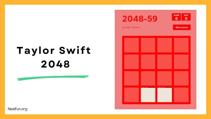 Taylor Swift 2048 - Music Fun Unblocked Game